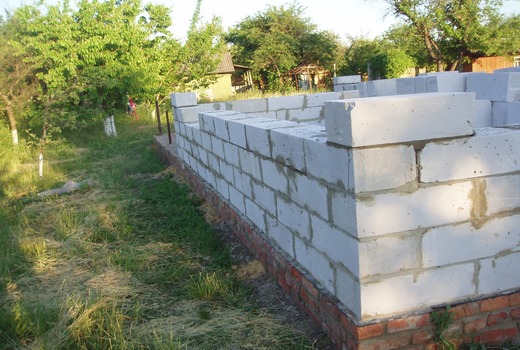 Строительство стен из газосиликатных блоков 