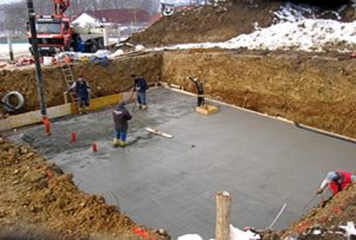 Использование бетона м550 