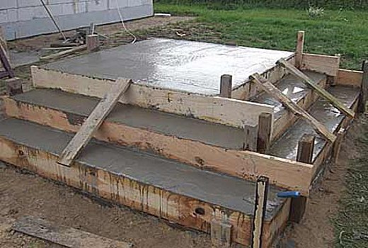Лестница из бетона своими руками: основные расчеты и технологии монтажа, фото и видео